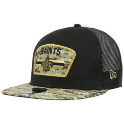 9Fifty Salute To Service Saints Cap By New Era -Seeberger || Stetson Verkaufsgeschäft 9Fifty Salute to Service Saints Cap by New Era schwarz.61544 rf4