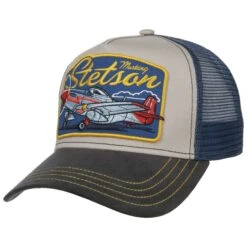 Airplane Trucker Cap By Stetson -Seeberger || Stetson Verkaufsgeschäft Airplane Trucker Cap by Stetson beige.62157 rf15