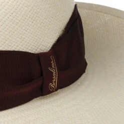 Amedeo Bogart Panamahut By Borsalino -Seeberger || Stetson Verkaufsgeschäft Amedeo Bogart Panamahut by Borsalino natur bordeaux.62356 4rf203