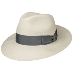 Amedeo Bogart Panamahut By Borsalino -Seeberger || Stetson Verkaufsgeschäft Amedeo Bogart Panamahut by Borsalino natur grau.62356 rf264