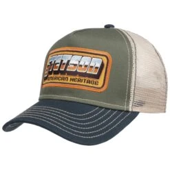 American Heritage Patch Trucker Cap By Stetson -Seeberger || Stetson Verkaufsgeschäft American Heritage Patch Trucker Cap by Stetson oliv.60212 rf14