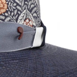 Beltrento Panama Brim Stoffhut By Alfonso D´Este -Seeberger || Stetson Verkaufsgeschäft Beltrento Panama Brim Stoffhut by Alfonso D Este blau.61694 4rf2