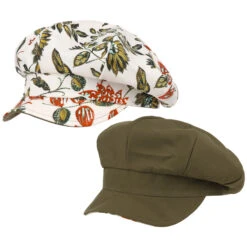 Camilla Floral Wendemütze By Mayser -Seeberger || Stetson Verkaufsgeschäft Camilla Floral Wendemuetze by Mayser oliv.62046 rf14