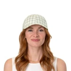 Check Cotton Cap By Seeberger