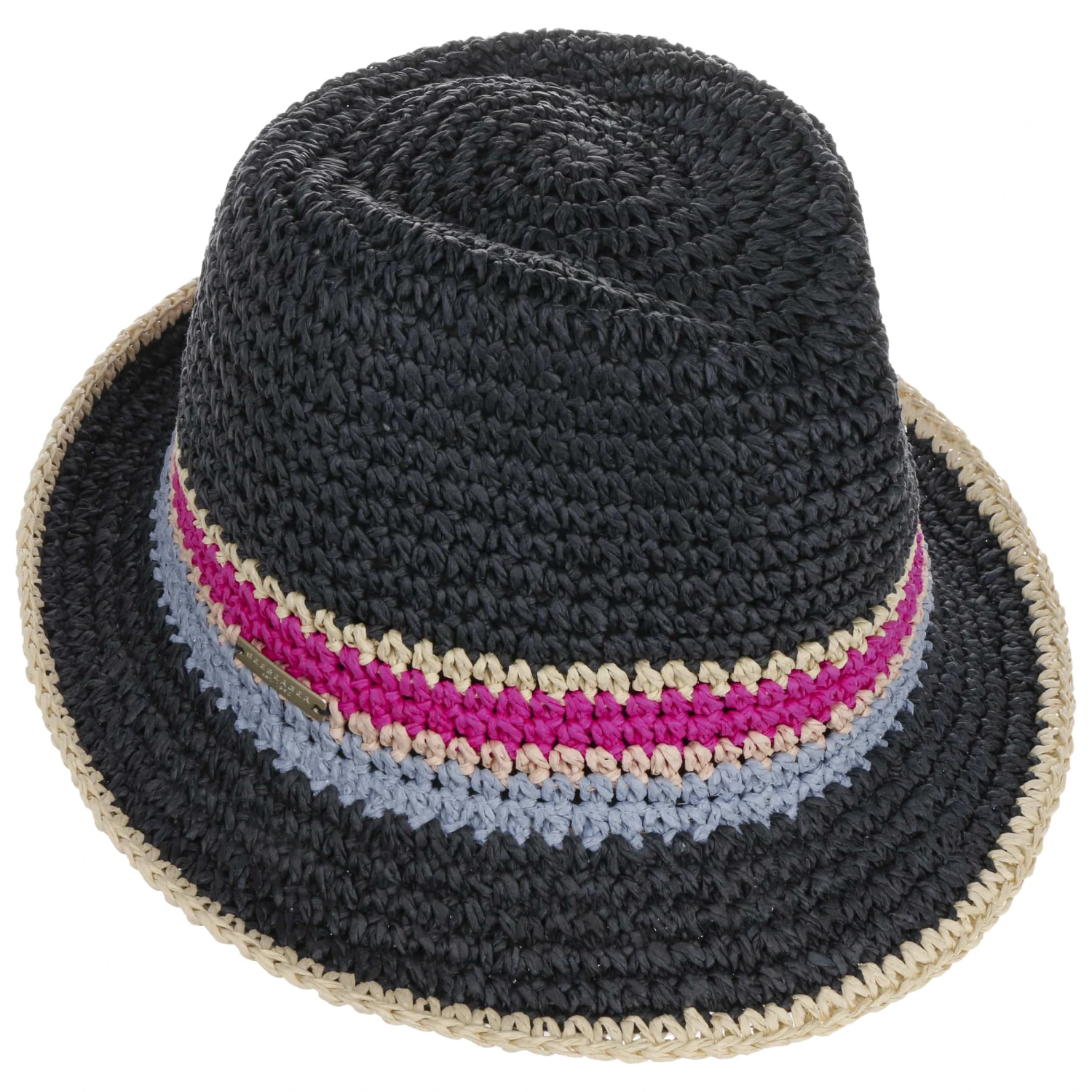 Colour Edge Crochet Trilby By Seeberger 3 Colour Edge Crochet Trilby By Seeberger