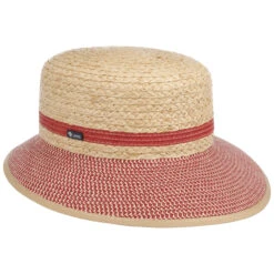 Daljeva Twotone Schute Strohhut By Lipodo -Seeberger || Stetson Verkaufsgeschäft Daljeva Twotone Schute Strohhut by Lipodo natur rot.62619 rf196