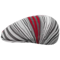 Digital Stripes 507 Flatcap By Kangol -Seeberger || Stetson Verkaufsgeschäft Digital Stripes 507 Flatcap by Kangol grau rot.65197 4rf181