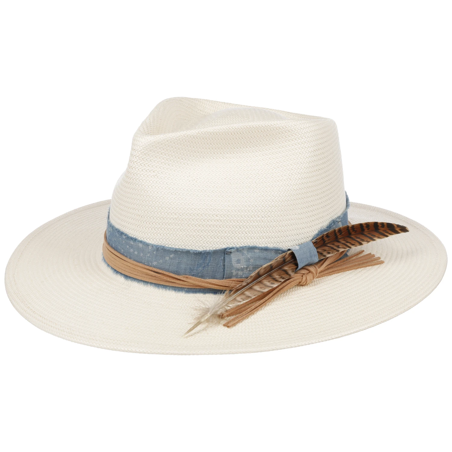 Feather Trim Toyo Western Strohhut By Stetson 7 Feather Trim Toyo Western Strohhut By Stetson – Bild 5