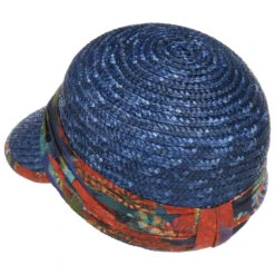 Flower Band Strohcap By Seeberger -Seeberger || Stetson Verkaufsgeschäft Flower Band Strohcap by Seeberger dunkelblau.60916 3rf192