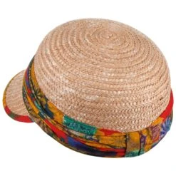 Flower Band Strohcap By Seeberger -Seeberger || Stetson Verkaufsgeschäft Flower Band Strohcap by Seeberger natur.60916 3rf40