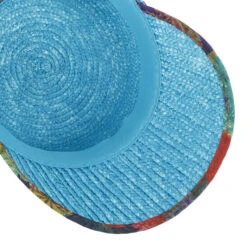 Flower Band Strohcap By Seeberger -Seeberger || Stetson Verkaufsgeschäft Flower Band Strohcap by Seeberger tuerkis.60916 2rf42
