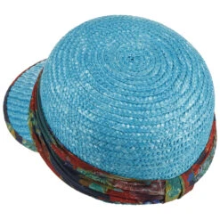 Flower Band Strohcap By Seeberger -Seeberger || Stetson Verkaufsgeschäft Flower Band Strohcap by Seeberger tuerkis.60916 3rf42