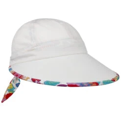 Flower Piping Visor Sonnencap By Lipodo -Seeberger || Stetson Verkaufsgeschäft Flower Piping Visor Sonnencap by Lipodo wei .61433 rf5