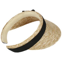 Grace Strohvisor By Betmar -Seeberger || Stetson Verkaufsgeschäft Grace Strohvisor by Betmar natur schwarz.36024 3rf201