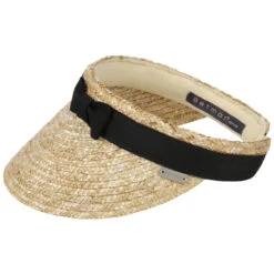 Grace Strohvisor By Betmar -Seeberger || Stetson Verkaufsgeschäft Grace Strohvisor by Betmar natur schwarz.36024 rf201