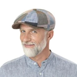 Hatteras Clarson Patchwork Flatcap By Stetson -Seeberger || Stetson Verkaufsgeschäft Hatteras Clarson Patchwork Flatcap by Stetson.60767 8