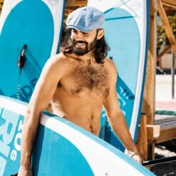 Hatteras Classic Leinen Flatcap By Stetson