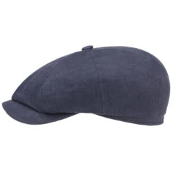 Hatteras Worker Leinen Flatcap By Stetson -Seeberger || Stetson Verkaufsgeschäft Hatteras Worker Leinen Flatcap by Stetson blau.60988 rf2