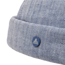 Herringbone Dockermütze By Hammaburg -Seeberger || Stetson Verkaufsgeschäft Herringbone Dockermuetze by Hammaburg blau.60149 4rf2