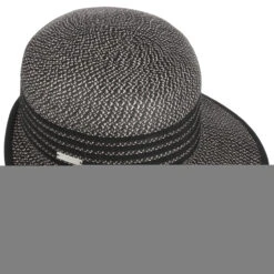 Isa Twotone Damenschute Strohhut By Seeberger -Seeberger || Stetson Verkaufsgeschäft Isa Twotone Damenschute Strohhut by Seeberger schwarz.50853 1rf4