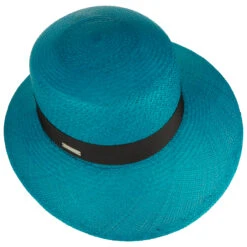 Jecola Schute Panamahut By Seeberger -Seeberger || Stetson Verkaufsgeschäft Jecola Schute Panamahut by Seeberger petrol.60915 1rf43