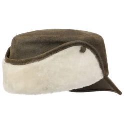 Leder Armycap Mit Ohrenklappen By Lierys -Seeberger || Stetson Verkaufsgeschäft Leder Armycap mit Ohrenklappen by Lierys dunkelbraun.48619 3rf17