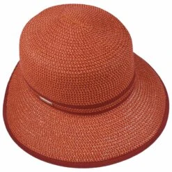 Leontine Strohhut By Seeberger -Seeberger || Stetson Verkaufsgeschäft Leontine Strohhut by Seeberger rot.58152 1rf3