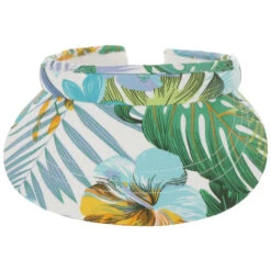 Multicolour Flower Visor By Lipodo -Seeberger || Stetson Verkaufsgeschäft Multicolour Flower Visor by Lipodo wei blau.61429 1rf258