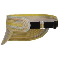 Multicolour Strohvisor By Seeberger -Seeberger || Stetson Verkaufsgeschäft Multicolour Strohvisor by Seeberger gelb.64104 3rf45