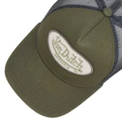 Oval Patch Boston Trucker Cap By Von Dutch -Seeberger || Stetson Verkaufsgeschäft Oval Patch Boston Trucker Cap by Von Dutch oliv.64558 1rf14