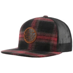 Premium Wetty Flat Trucker Cap By Rip Curl -Seeberger || Stetson Verkaufsgeschäft Premium Wetty Flat Trucker Cap by Rip Curl schwarz rot.63071 rf178