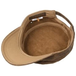 Raymore Pigskin Armycap By Stetson -Seeberger || Stetson Verkaufsgeschäft Raymore Pigskin Armycap by Stetson braun.45094 2f11