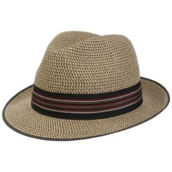 Sconteco Fedora Strohhut -Seeberger || Stetson Verkaufsgeschäft Sconteco Fedora Strohhut beige.65866 rf15