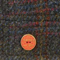 Shetland Wool Armycap By Mayser -Seeberger || Stetson Verkaufsgeschäft Shetland Wool Armycap by Mayser blau gruen.55044 4rf225