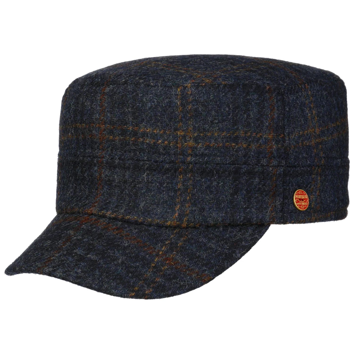 Shetland Wool Check Armycap By Mayser 9 Shetland Wool Check Armycap By Mayser – Bild 7