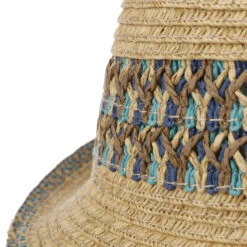 Sinetta Trilby Strohhut -Seeberger || Stetson Verkaufsgeschäft Sinetta Trilby Strohhut blau.61352 4rf2