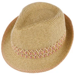 Sinetta Trilby Strohhut -Seeberger || Stetson Verkaufsgeschäft Sinetta Trilby Strohhut pink.61352 1rf66