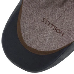 Texas Calf Split Flatcap By Stetson -Seeberger || Stetson Verkaufsgeschäft Texas Calf Split Flatcap by Stetson dunkelgrau.58916 2rf23