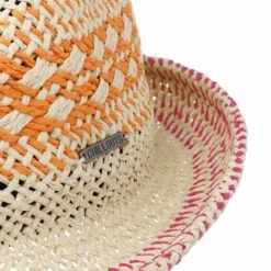 Tricolour Latina Trilby Strohhut By Chillouts -Seeberger || Stetson Verkaufsgeschäft Tricolour Latina Trilby Strohhut by Chillouts natur.62768 4rf40