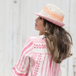 Tricolour Latina Trilby Strohhut By Chillouts