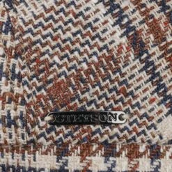 Trisco Seide-Wolle Flatcap By Stetson -Seeberger || Stetson Verkaufsgeschäft Trisco Seide Wolle Flatcap by Stetson beige blau.58132 4rf212