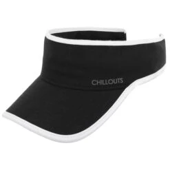 Twotone Visor By Chillouts -Seeberger || Stetson Verkaufsgeschäft Twotone Visor by Chillouts schwarz.65910 rf4