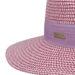 Vandia Fedora Strohhut By Seeberger -Seeberger || Stetson Verkaufsgeschäft Vandia Fedora Strohhut by Seeberger fuchsia.64901 4rf84