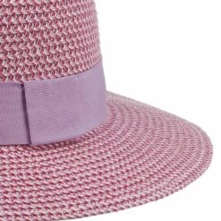 Vandia Fedora Strohhut By Seeberger -Seeberger || Stetson Verkaufsgeschäft Vandia Fedora Strohhut by Seeberger fuchsia.64901 5rf84