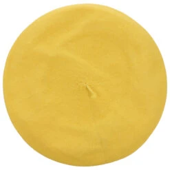 Viskose Baskenmütze By Barascon -Seeberger || Stetson Verkaufsgeschäft Viskose Baskenmuetze by Barascon gelb.60901 1rf45